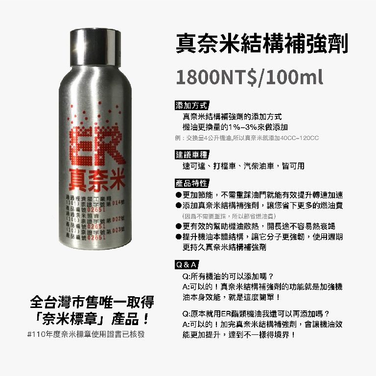 真奈米結構補強劑