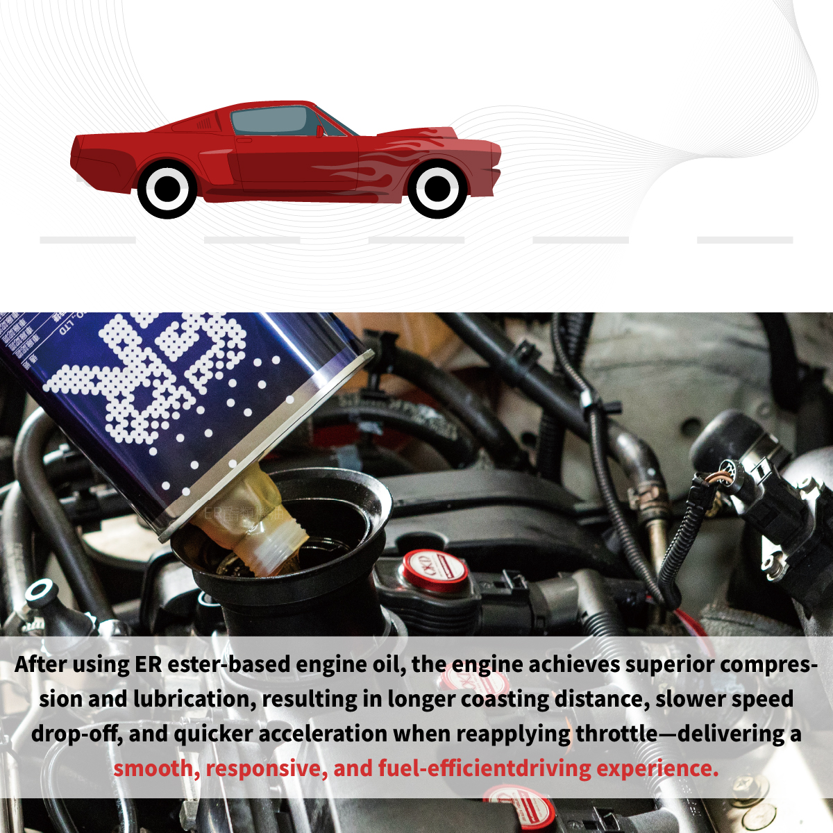 ER Ester Fully Synthetic Engine Oil