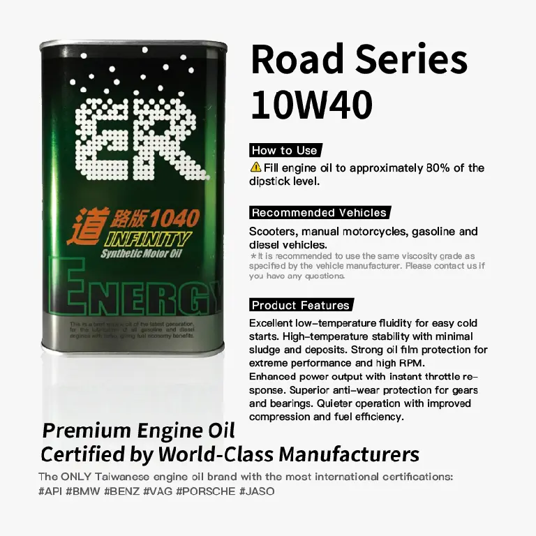 ER Ester Engine Oil 10W40 Product Image